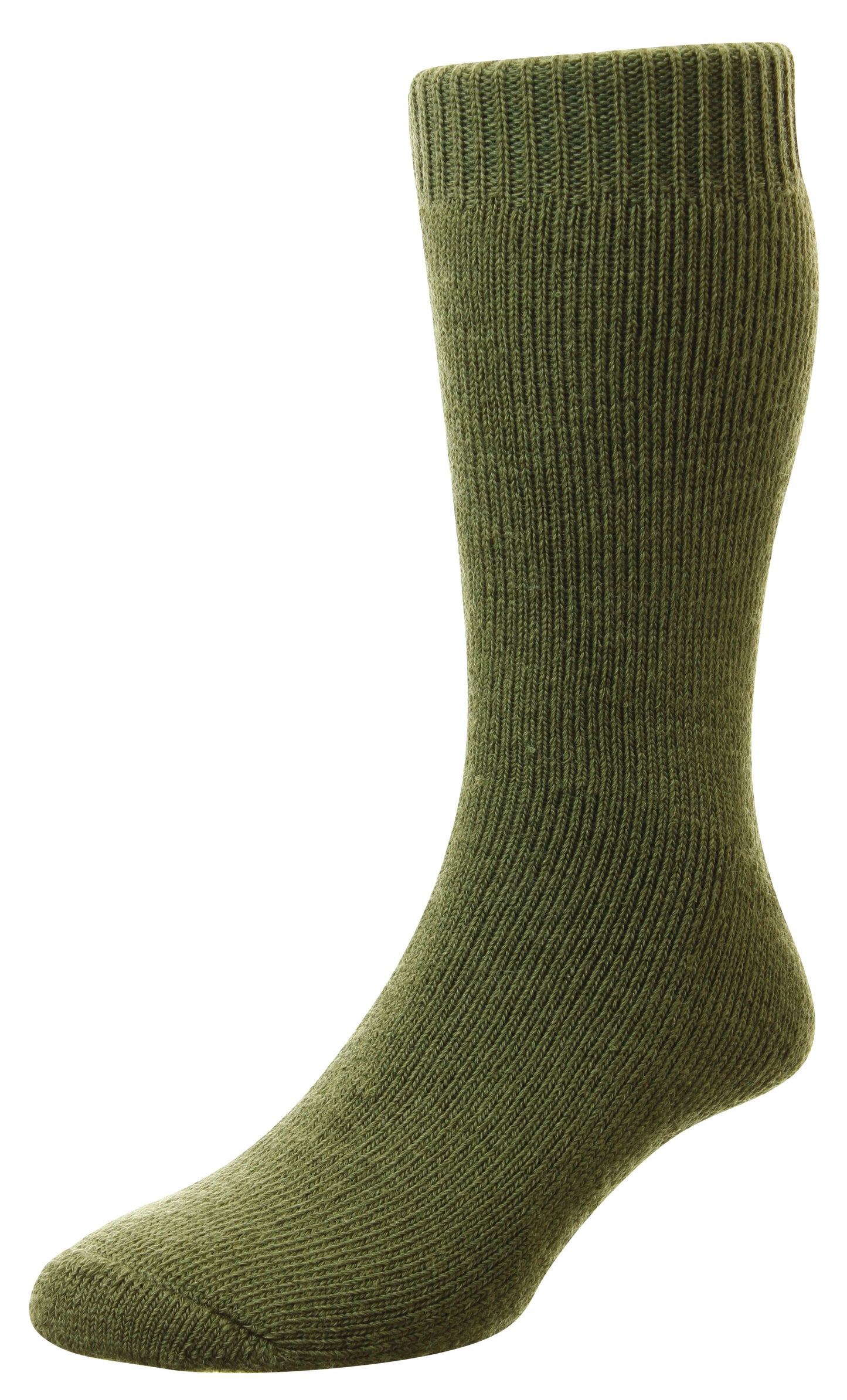 Bisley Olive Green Rambler Socks