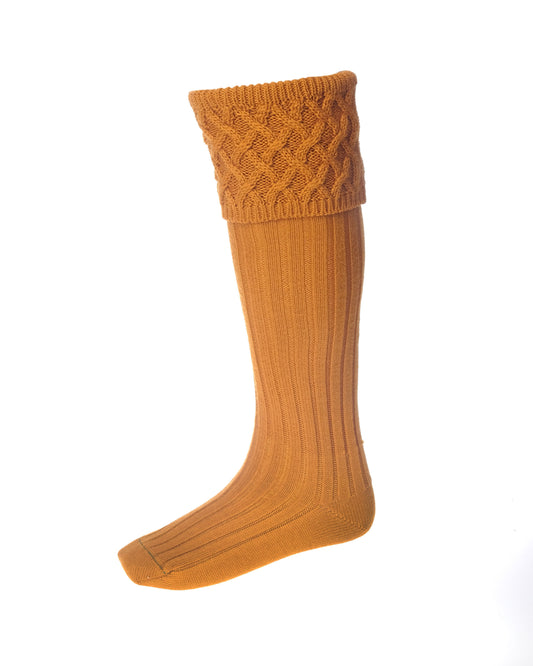 House of Cheviot Ochre Rannoch Country Socks