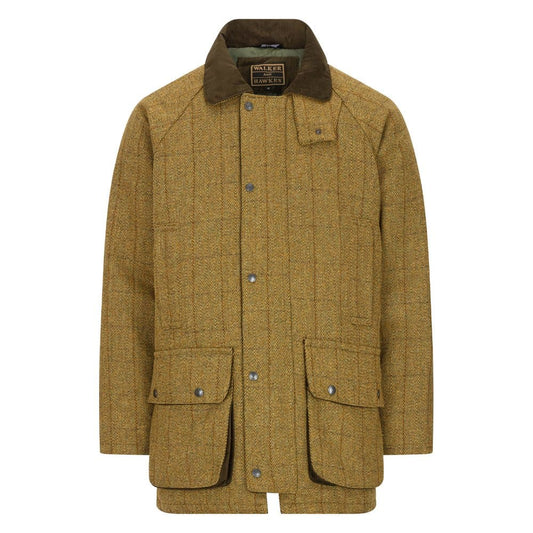 Walker & Hawkes Men's Derby Tweed Barlaston Jacket in Light Sage