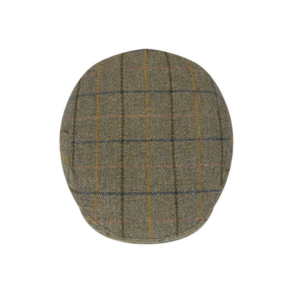 Walker & Hawkes Derby Tweed Flat Cap in Navy Stripe