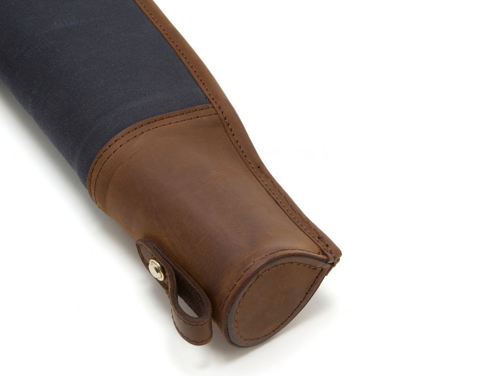 Chatham Waxed Canvas Full Zip Navy Gun Slip