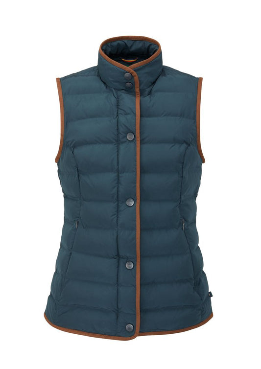 Alan Paine Ladies Calsall Quilted Gilet in Navy