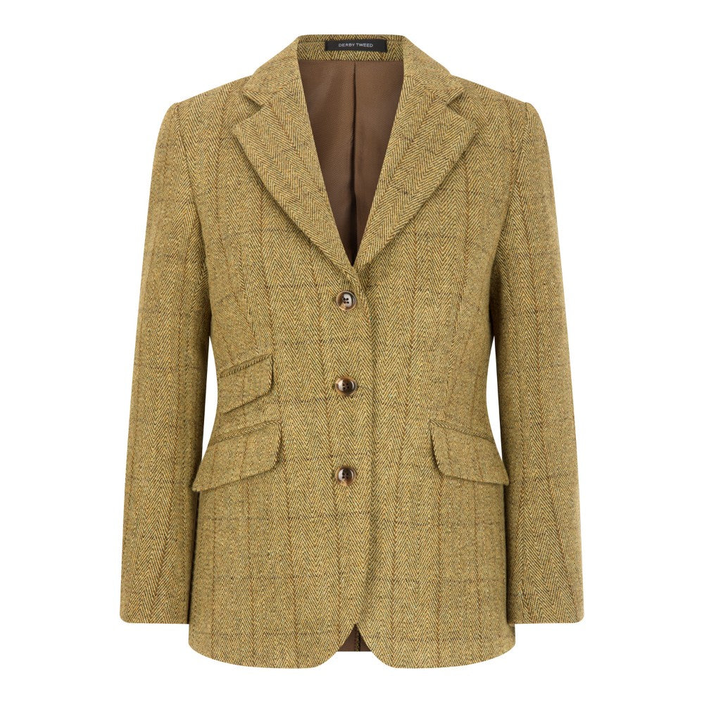 Walker & Hawkes Light Sage Ladies Mayland Tweed Blazer