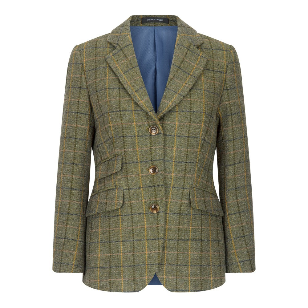 Walker & Hawkes Navy Stripe Ladies Mayland Tweed Blazer