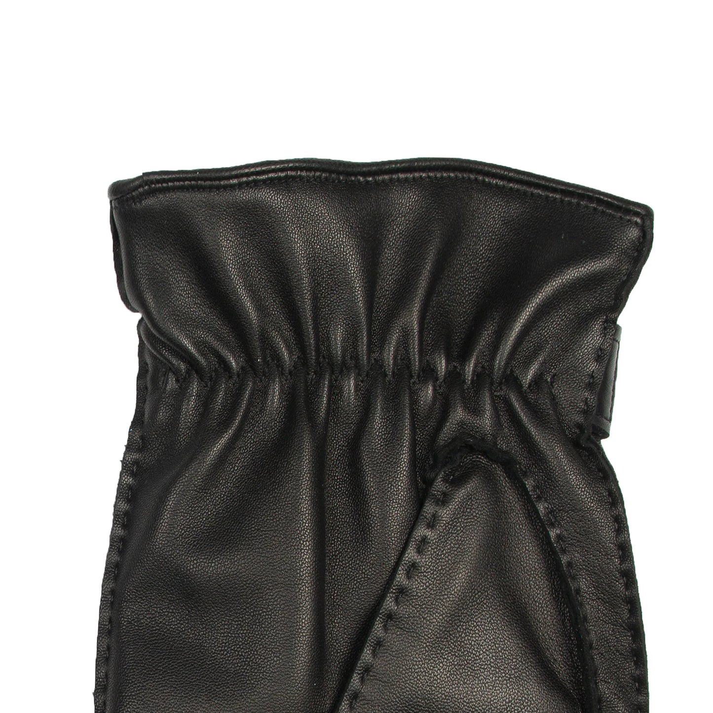 Dents Tetbury Men's Leather Black Cashmere Gloves