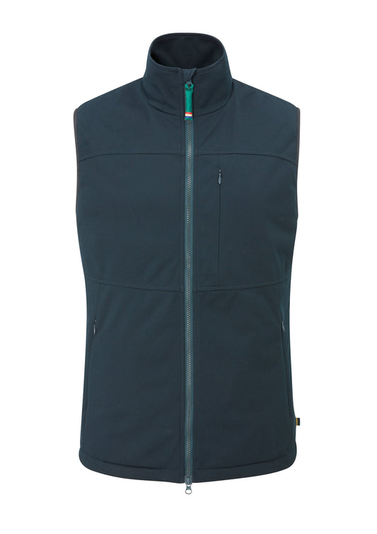Alan Paine Mossley Wind Stopper Gilet in Navy