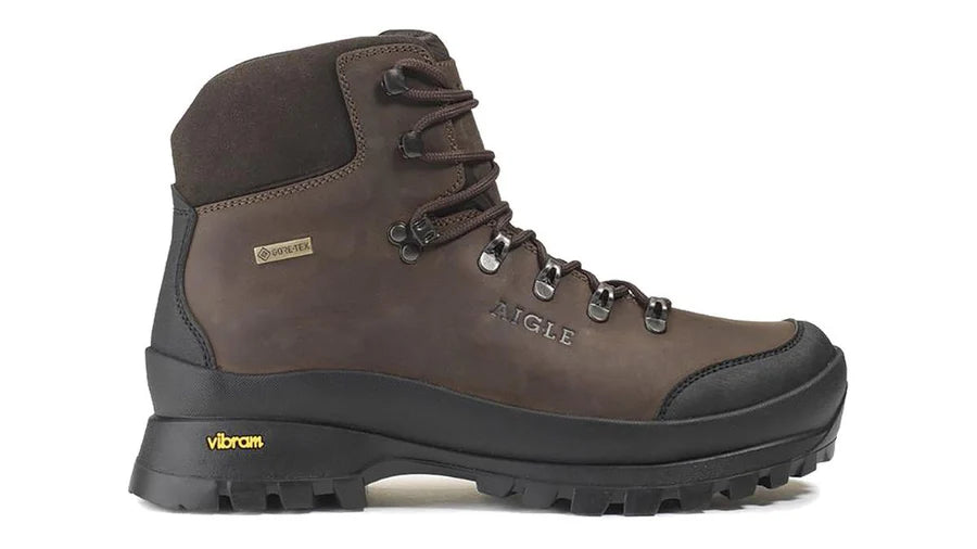 Aigle Muntagna GTX Brown Leather Boot