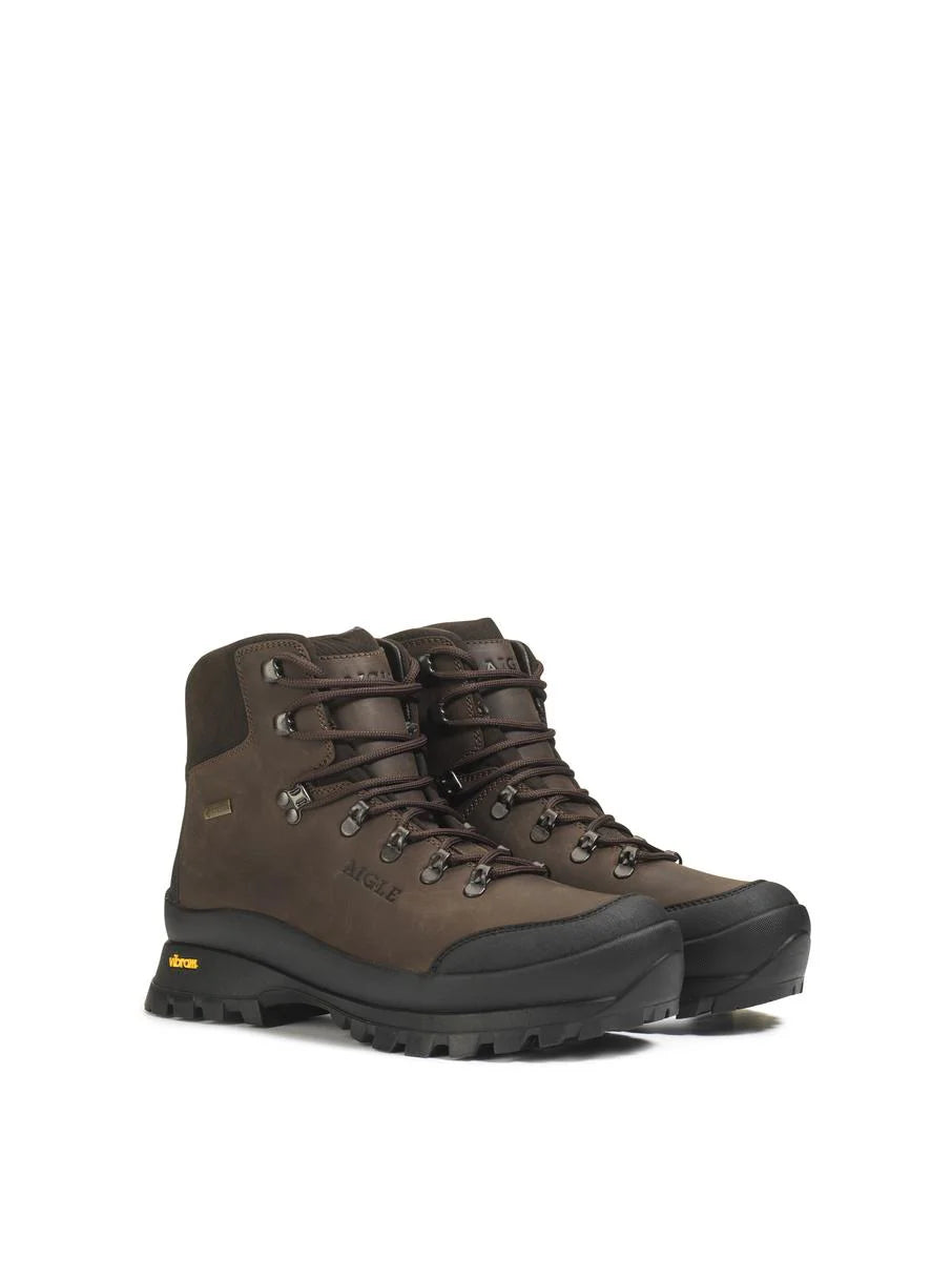 Aigle Muntagna GTX Brown Leather Boot