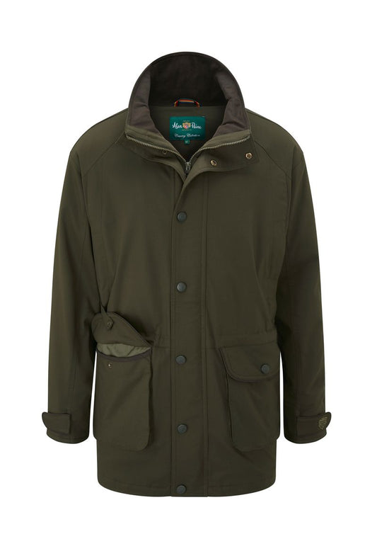 Alan Paine Dunswell Men's Field Coat in Olive
