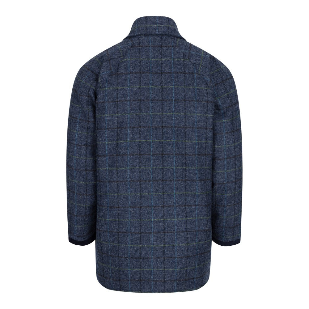 Walker & Hawkes Ryton Abraham Moon Blue Overcheck Tweed Jacket