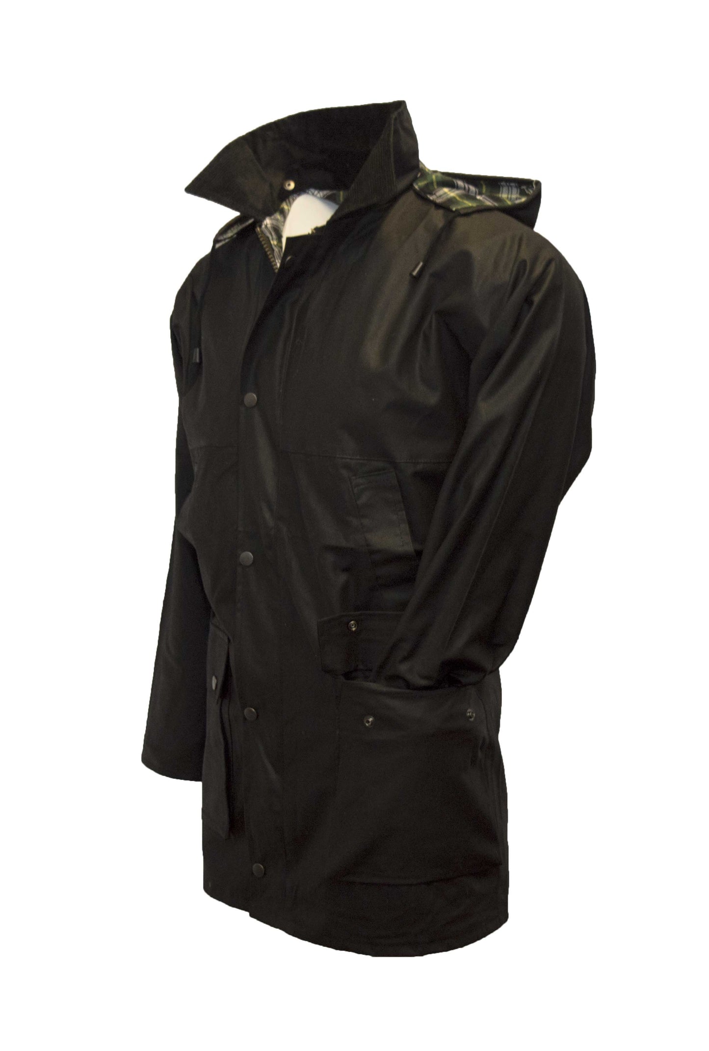 Walker & Hawkes Mens Black Wax Benson Jacket