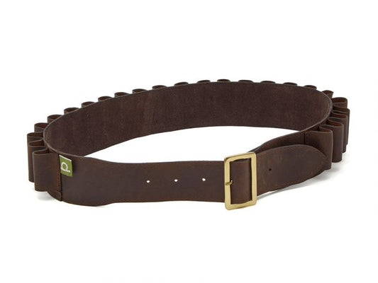 Chatham Dark Brown Leather 12 Gauge Cartridge Belt
