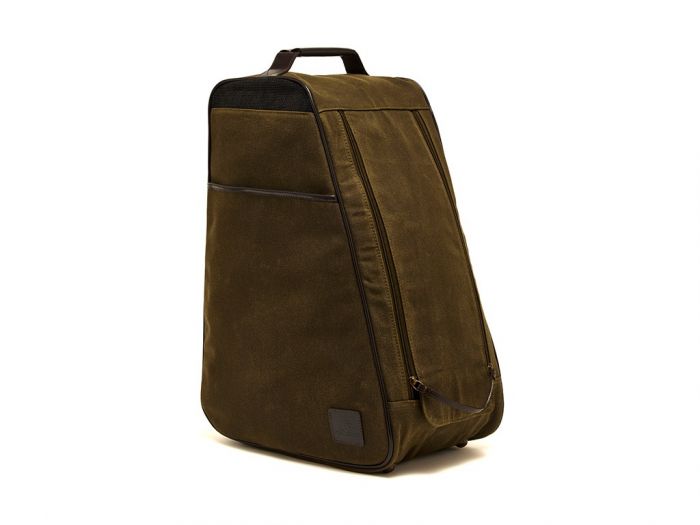 Chatham Waxed Canvas Wellington Boot Bag in Green