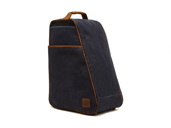 Chatham Waxed Canvas Wellington Boot Bag in Navy