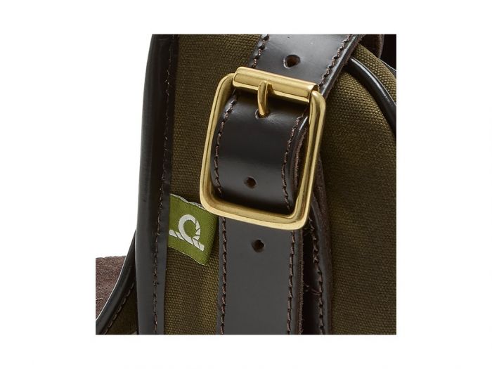 Chatham Antique Waxed Canvas Green Cartridge Bag