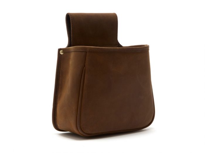 Chatham Antique Brown Leather Panier Bag