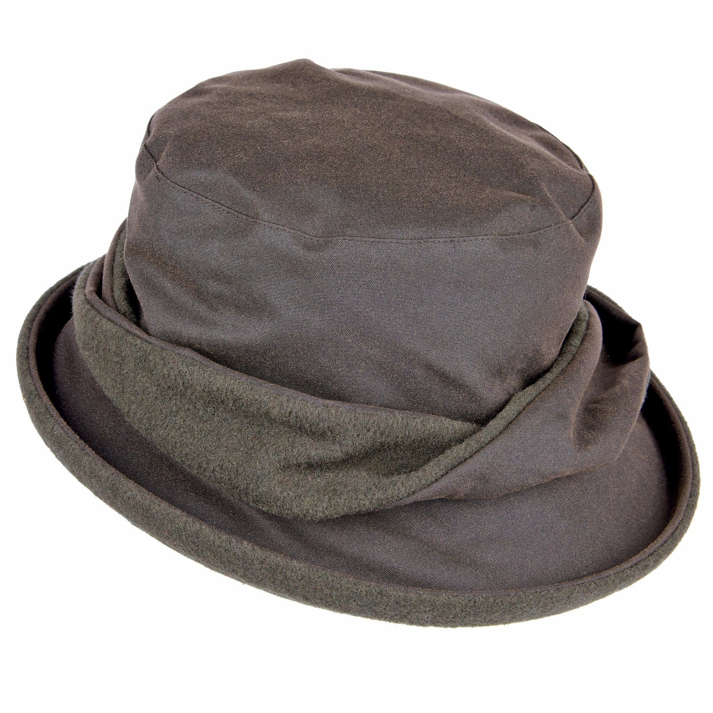 Olive Wax Ladies Twist Hat