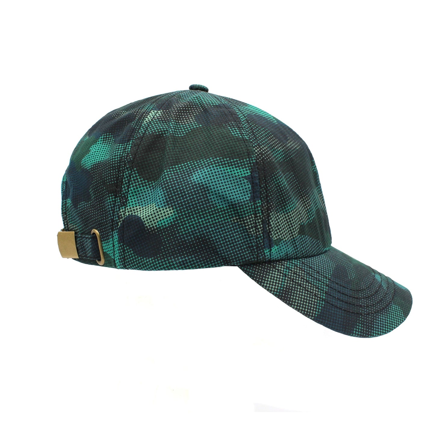 Tweed Outdoor Waterproof Turquoise Camo Print Cap