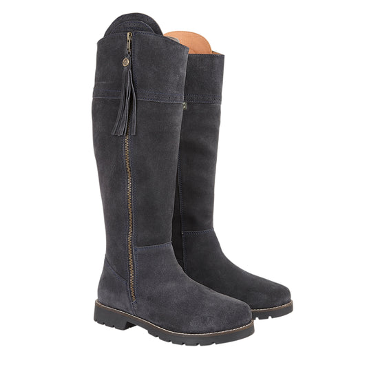 Cabotswood Burleigh Zip Up Country Boots Navy