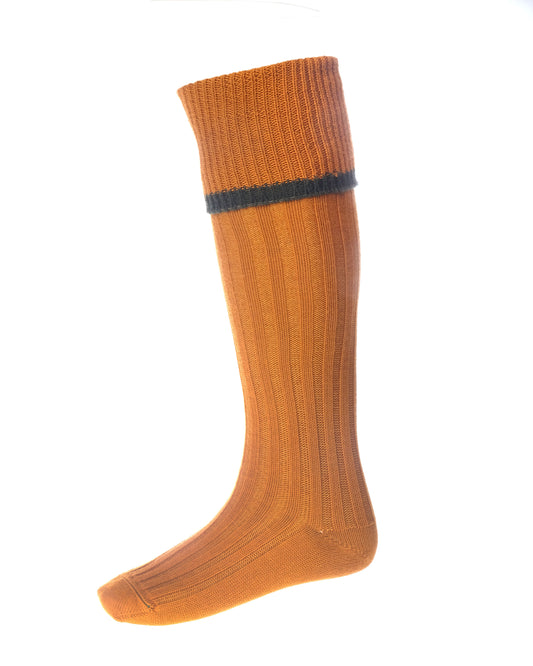 House of Cheviot Mustard & Green Estate Country Socks