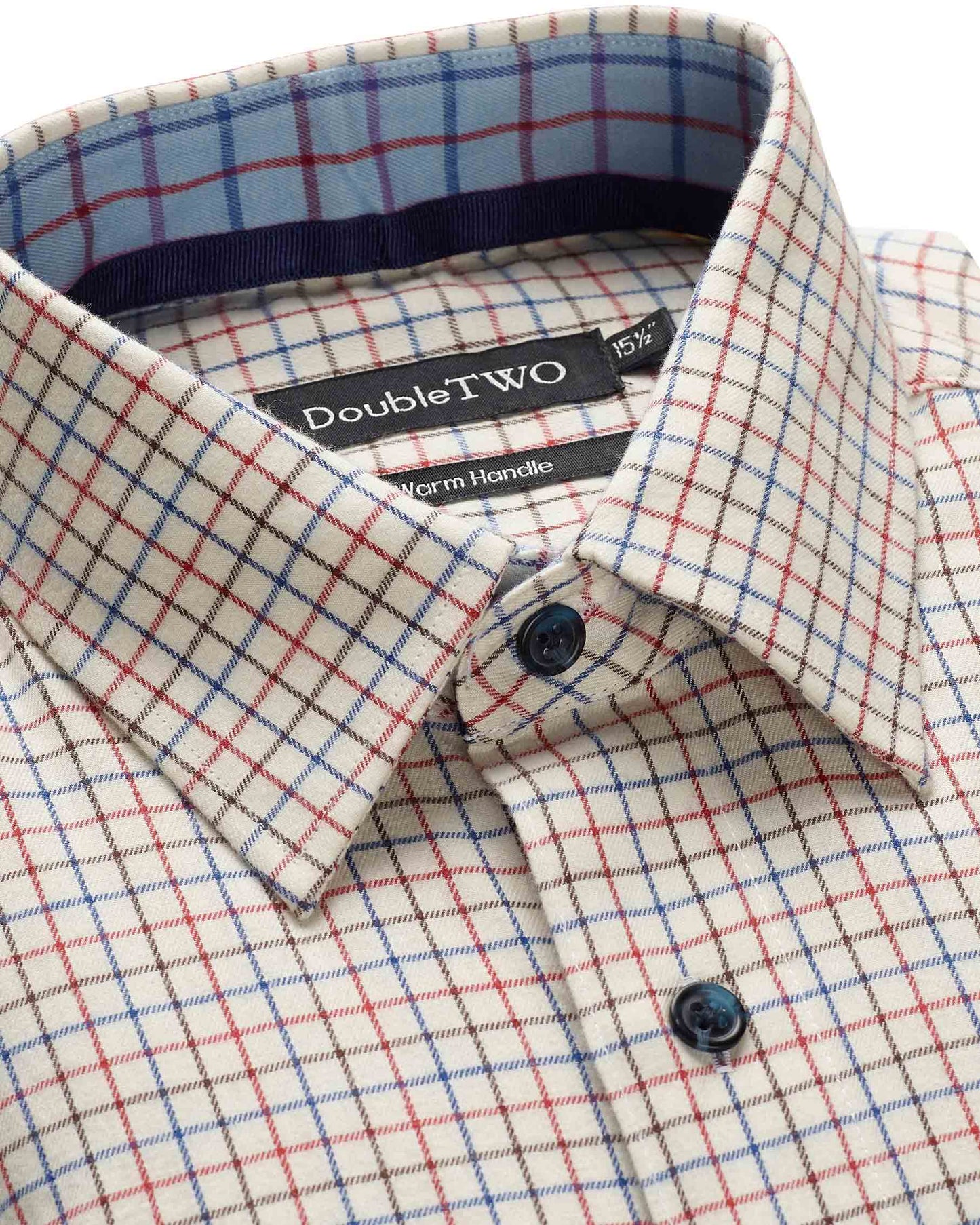 Rust Tattersall Check 100% Cotton Shirt