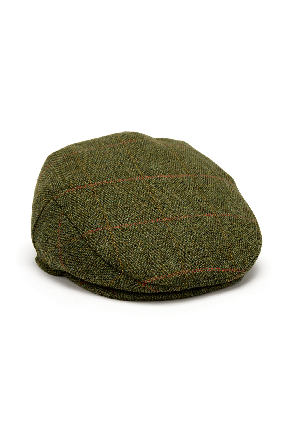 Tweed Outdoor Shooting Tweed Flat Cap in Green