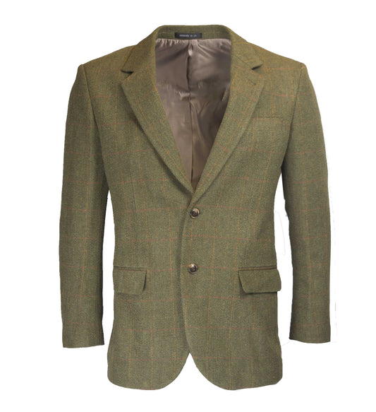 Walker & Hawkes Tweed Jacket in Dark Sage