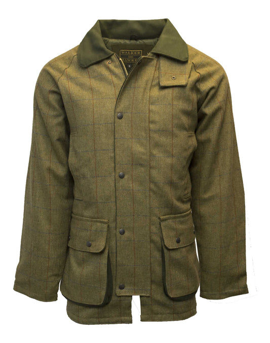 Walker & Hawkes Men's Derby Tweed Jacket Forest Green