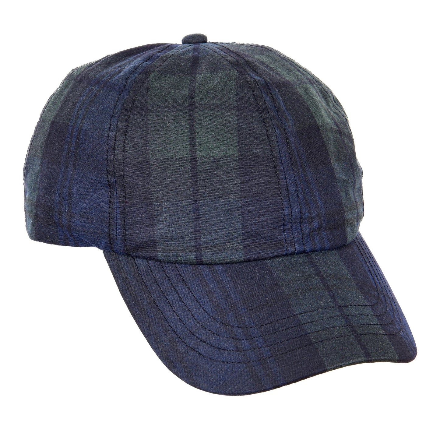 The 'Sport' Blackwatch Tartan Waxed Cap